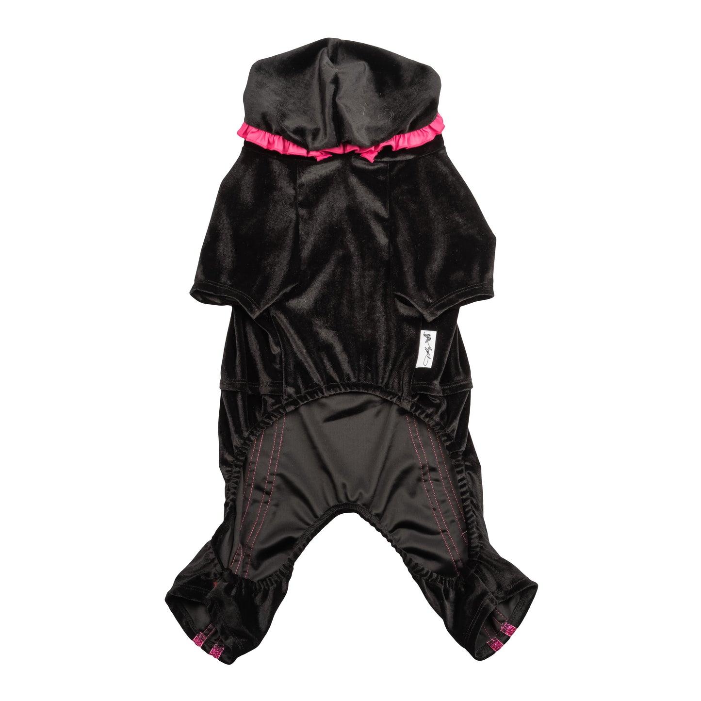 Dolly Sparkle Butterfly Pet Track Suit - Black