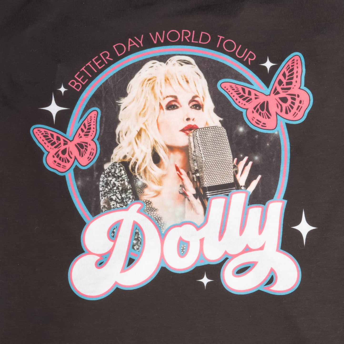 Better Days World Tour Pet T-Shirt - Black