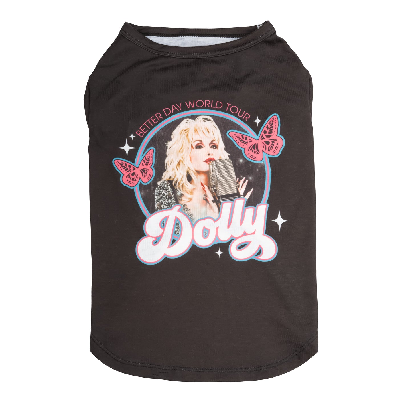 Better Days World Tour Pet T-Shirt - Black