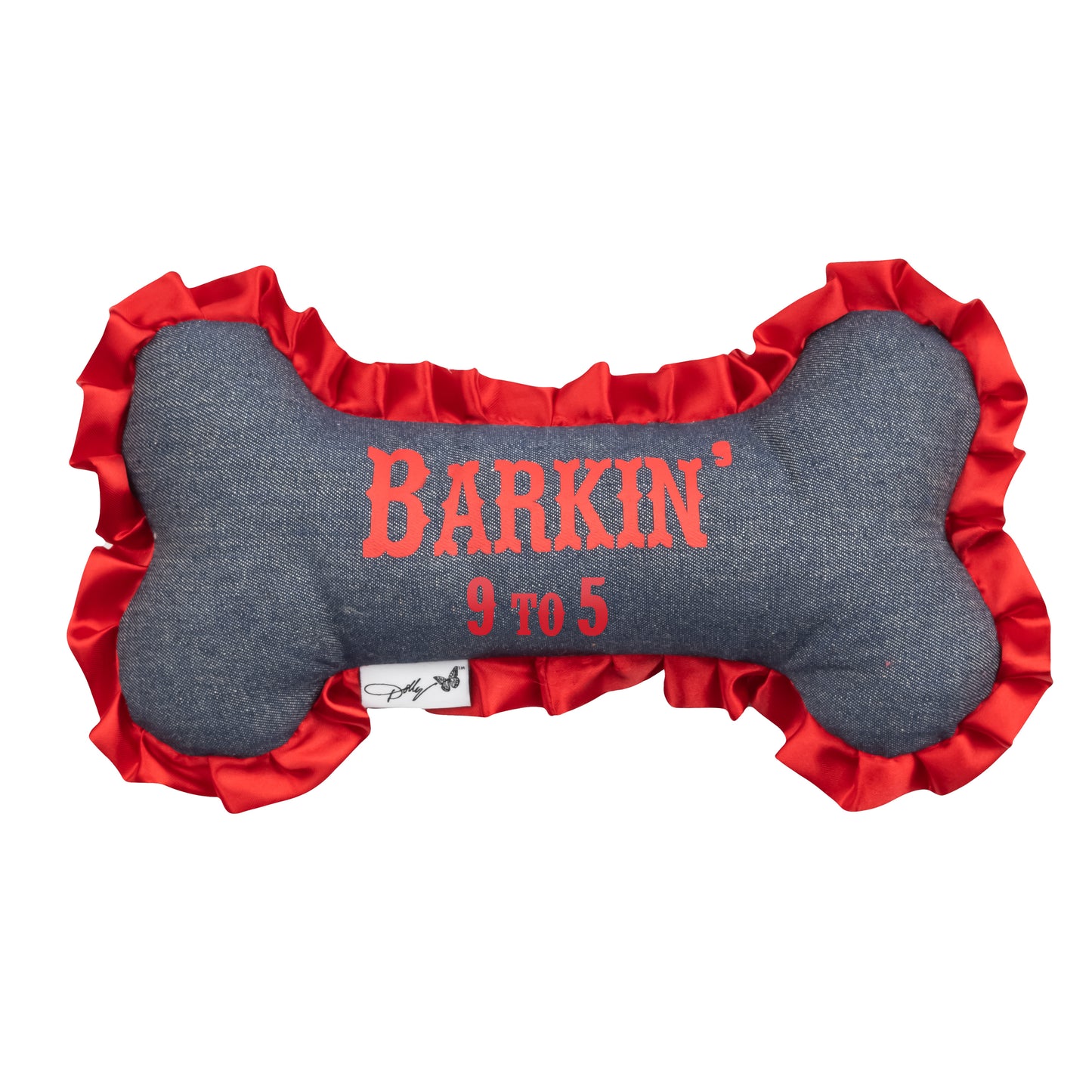 Barkin’ 9 to 5 Plush Bone Dog Toy