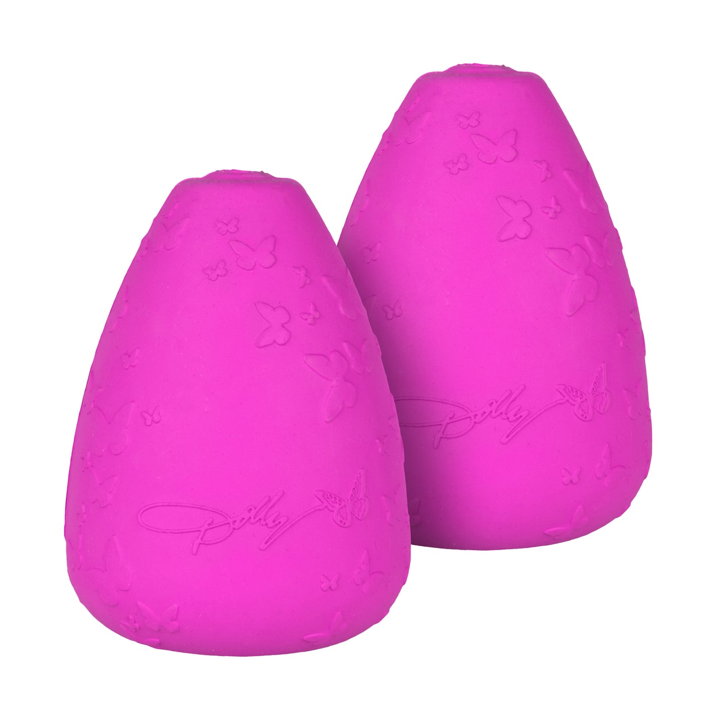 Pink Embossed Rubber Treater 2-Pk for Dogs - Large