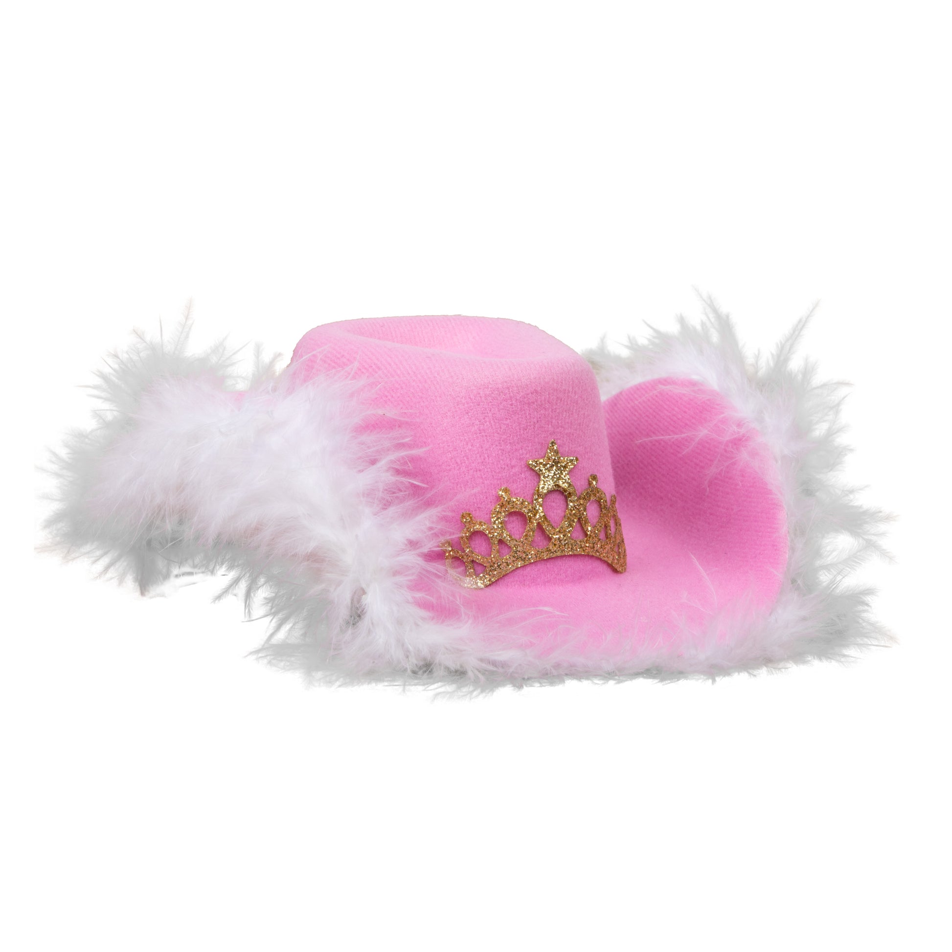 Pink Cowgirl Hat with Tiara