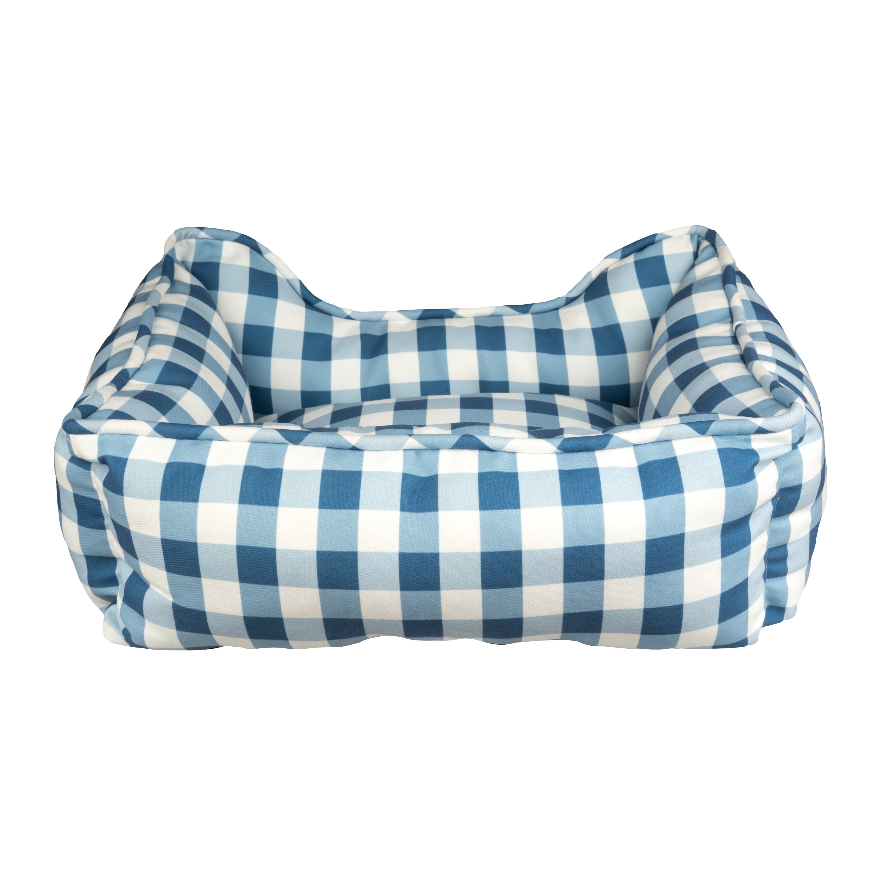 Gingham dog bed hotsell