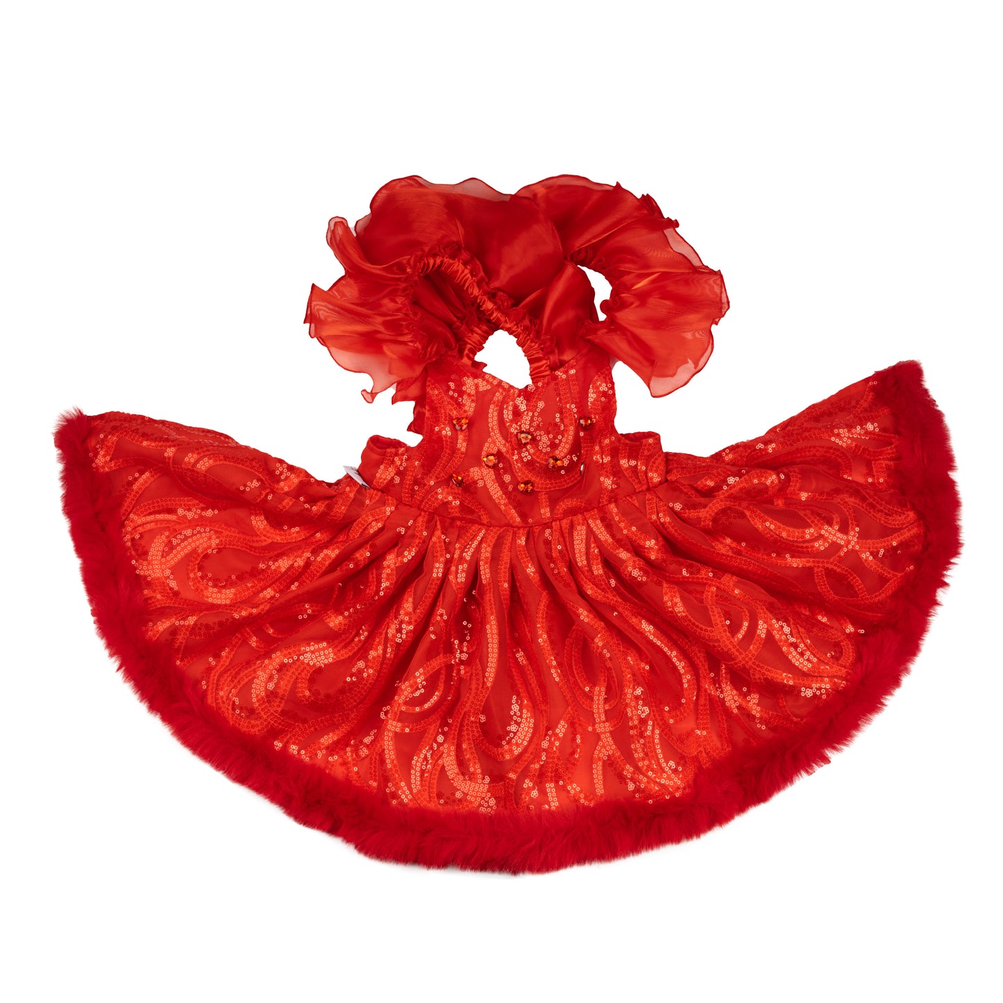 Evening Star Pet Gown - Red