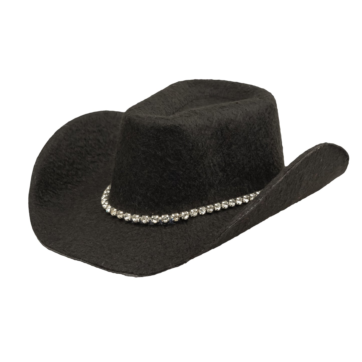 Black Rhinestone Trim Cowboy Hat for Pets
