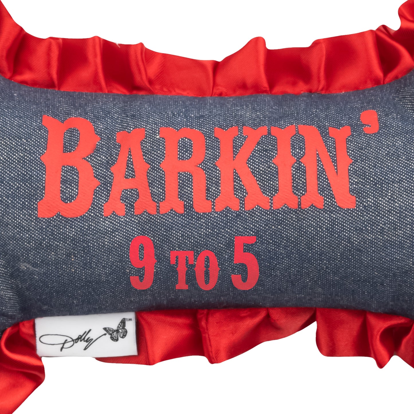 Barkin’ 9 to 5 Plush Bone Dog Toy
