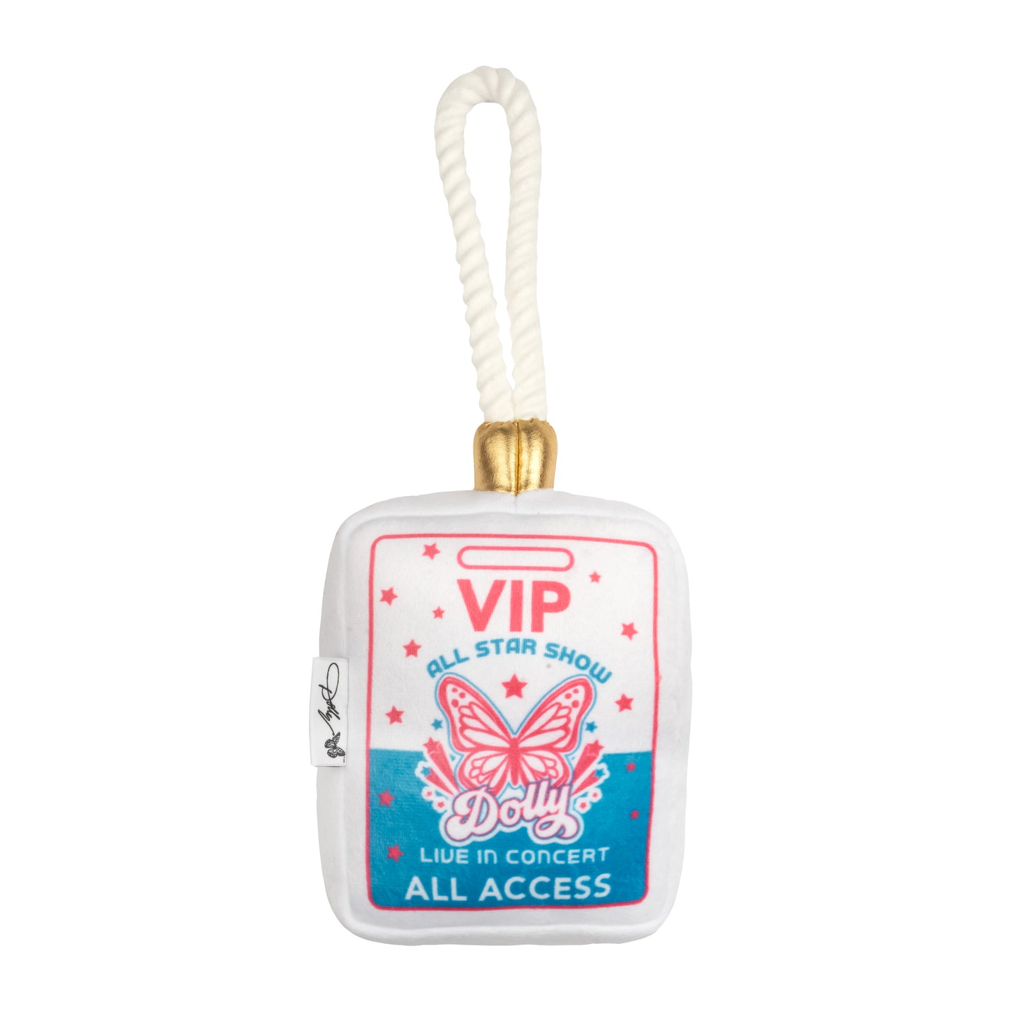 Dolly VIP All Access Pass Dog Toy