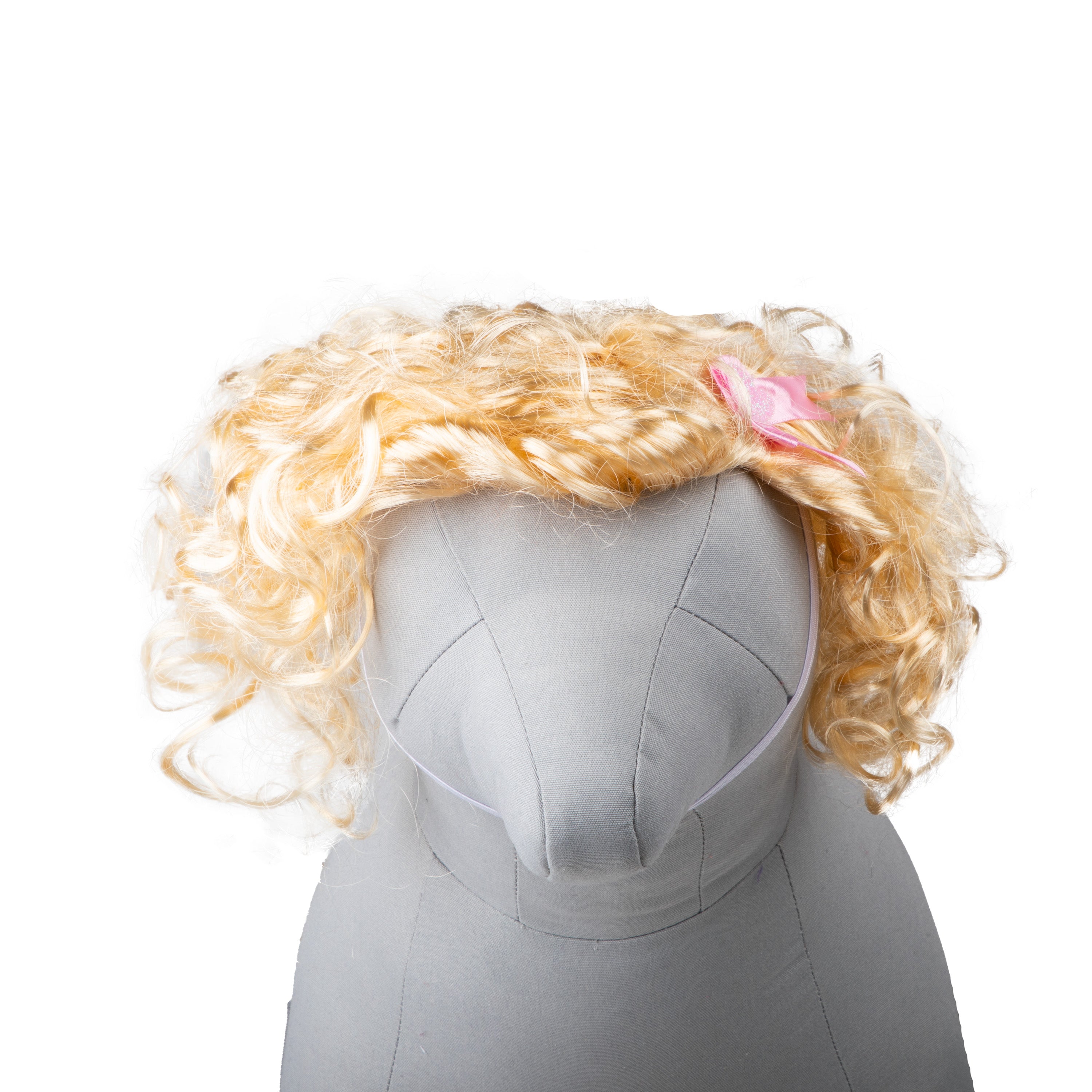 Blonde Bombshell Wig Headpiece for Pets Doggy Parton